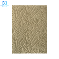 GO-D095 3D MDF Panel de pared Fiberboard Decoración de la pared Cubra de pared Paneles decorativos